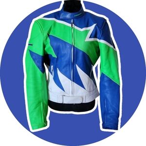 Vintage Men's Leather Moto Jacket